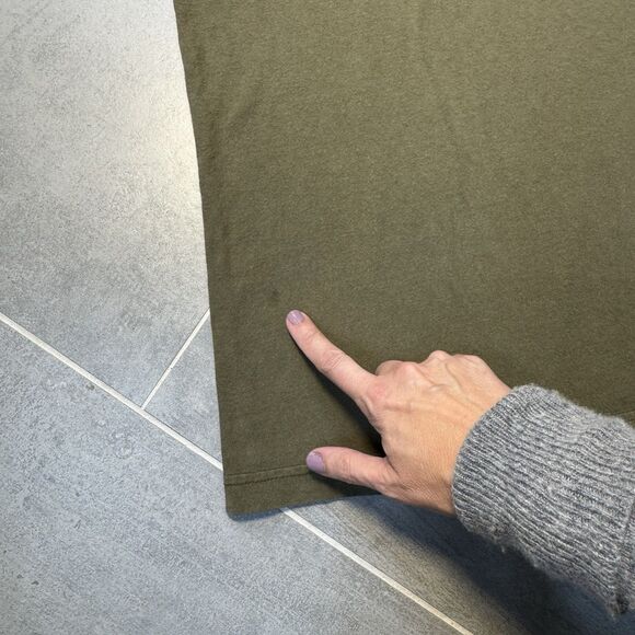 Carhartt Men’s L Pocket Tee Lot of 2 Workwear Logo T-Shirts Army Green Orange - Picture 5 of 12